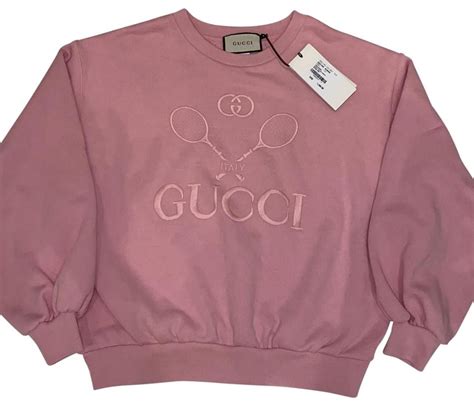 gucci pink sweater tennis